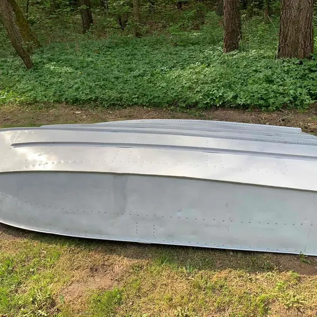Metalinė valtis – po valymo